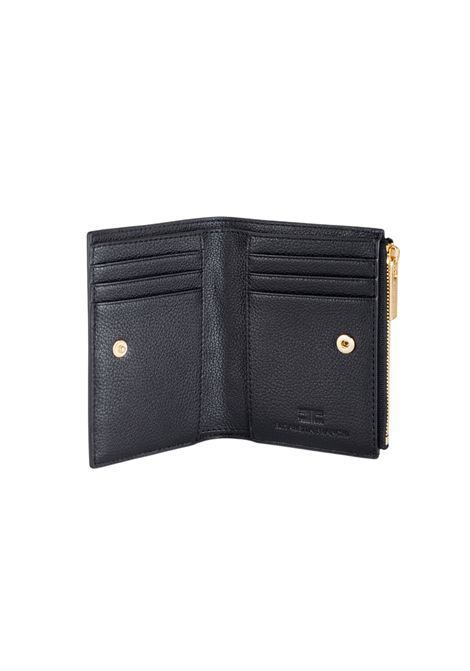 Portafoglio con placca logo ELISABETTA FRANCHI | Portafogli | PF61A56E2110